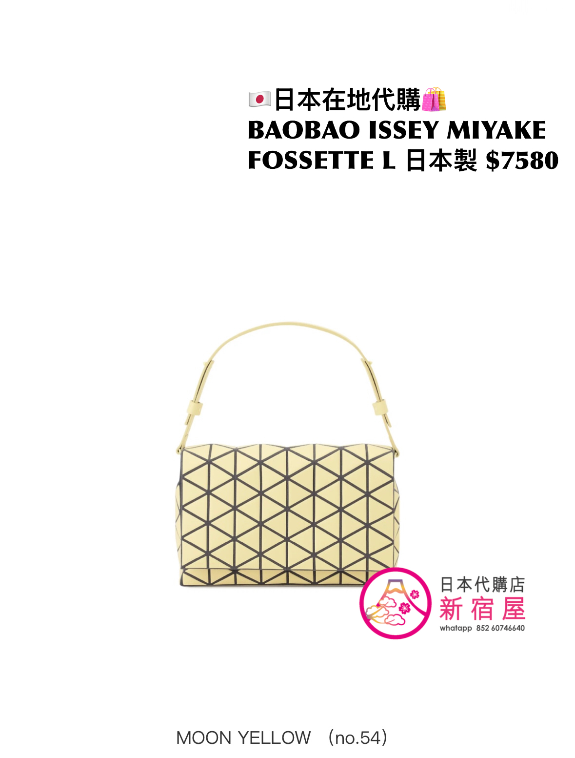 BAOBAO ISSEY MIYAKE FOSSETTE L