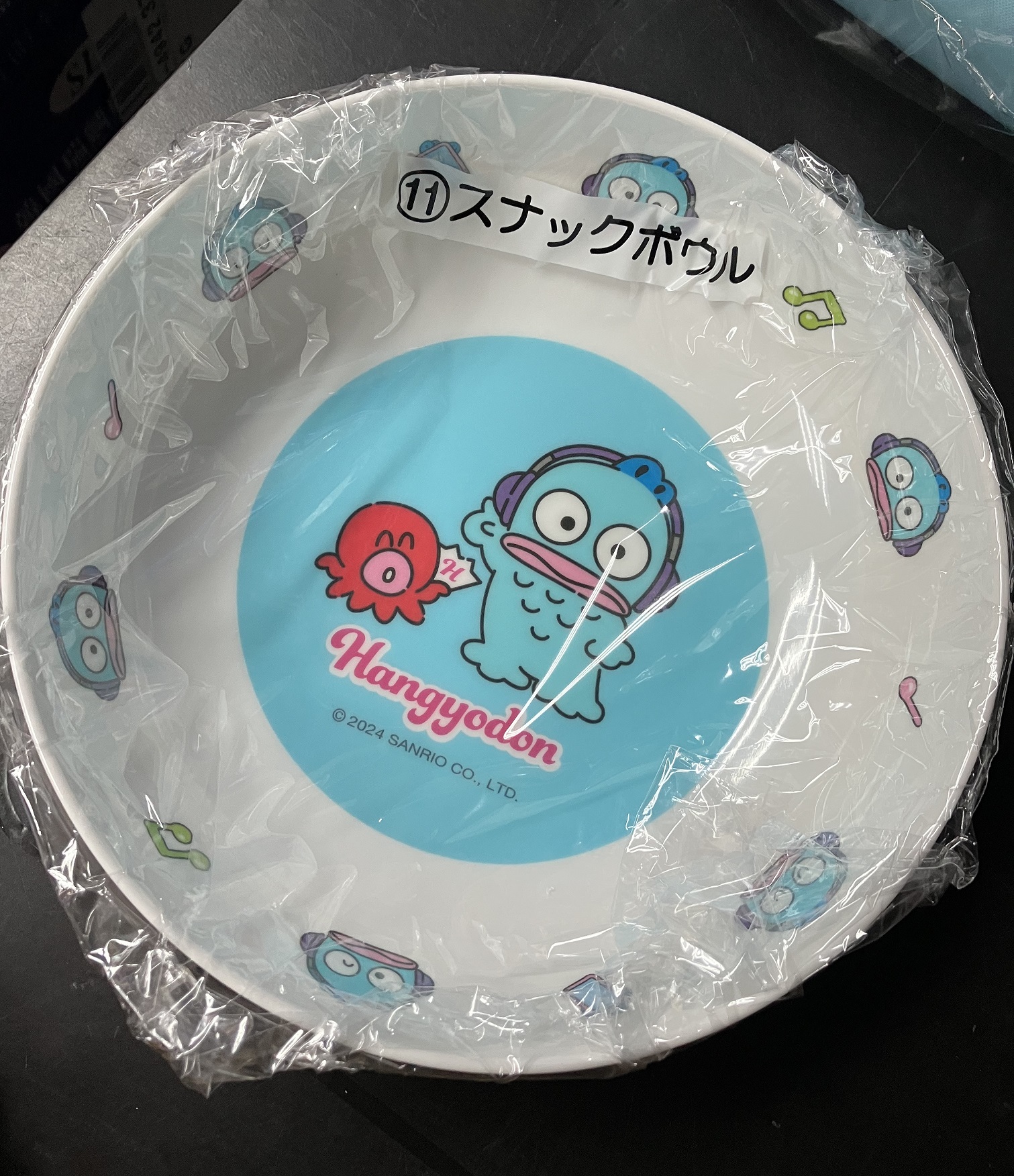 Sanrio HANGYODON 人魚漢頓 水怪 HANGYODON  一番賞 No.11 膠碟 [平行進口] AA06393