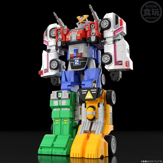 (預訂訂金 $200) (總價 $615) (魂限) Bandai SMP [Shokugan Modeling Project] 激走戰隊車連者 VRV 機器人 食玩 (行版)