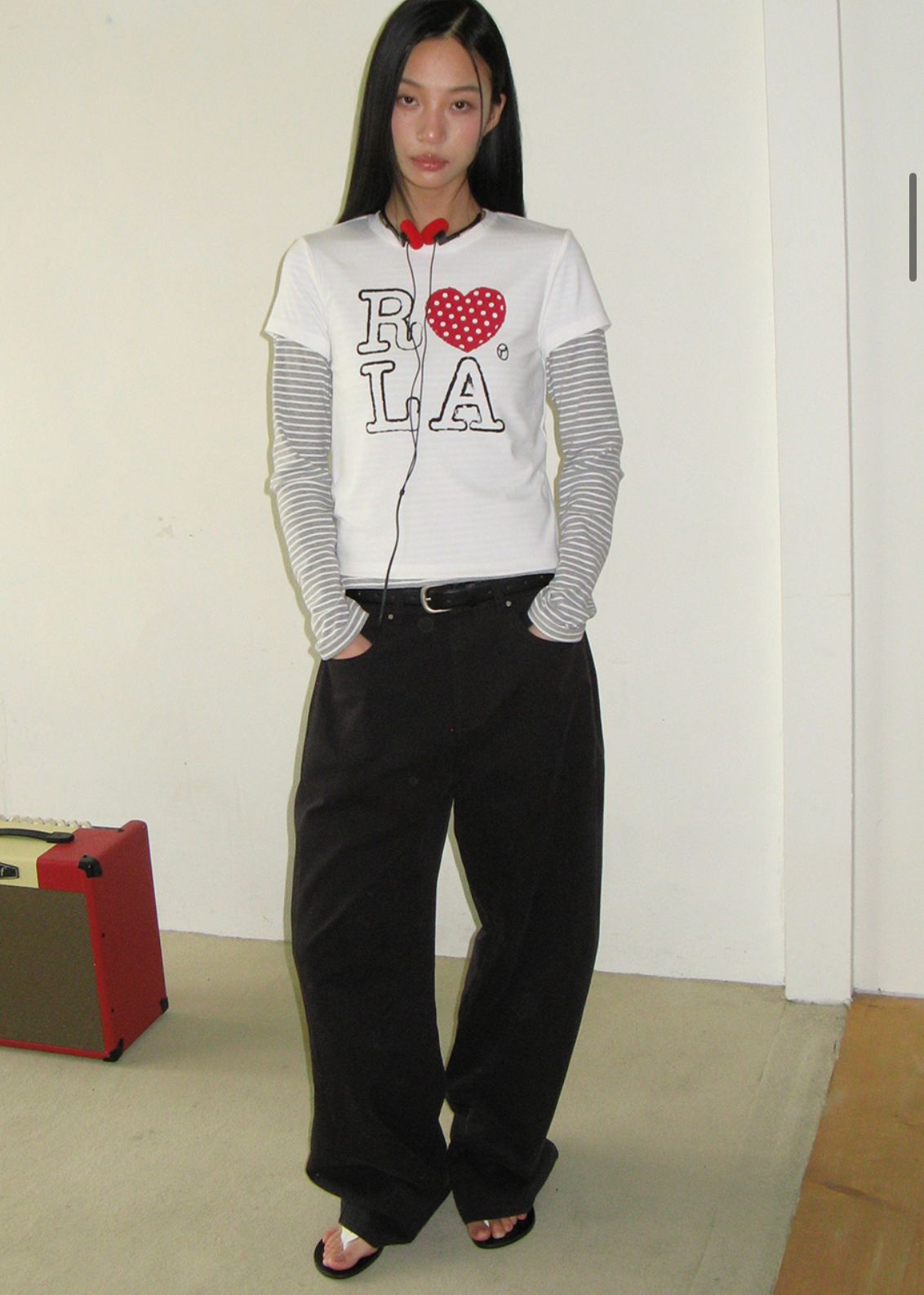 🎀Rolarola 🎀 I LOVE ROLA T-SHIRT 原價45000won 獨家折扣優惠