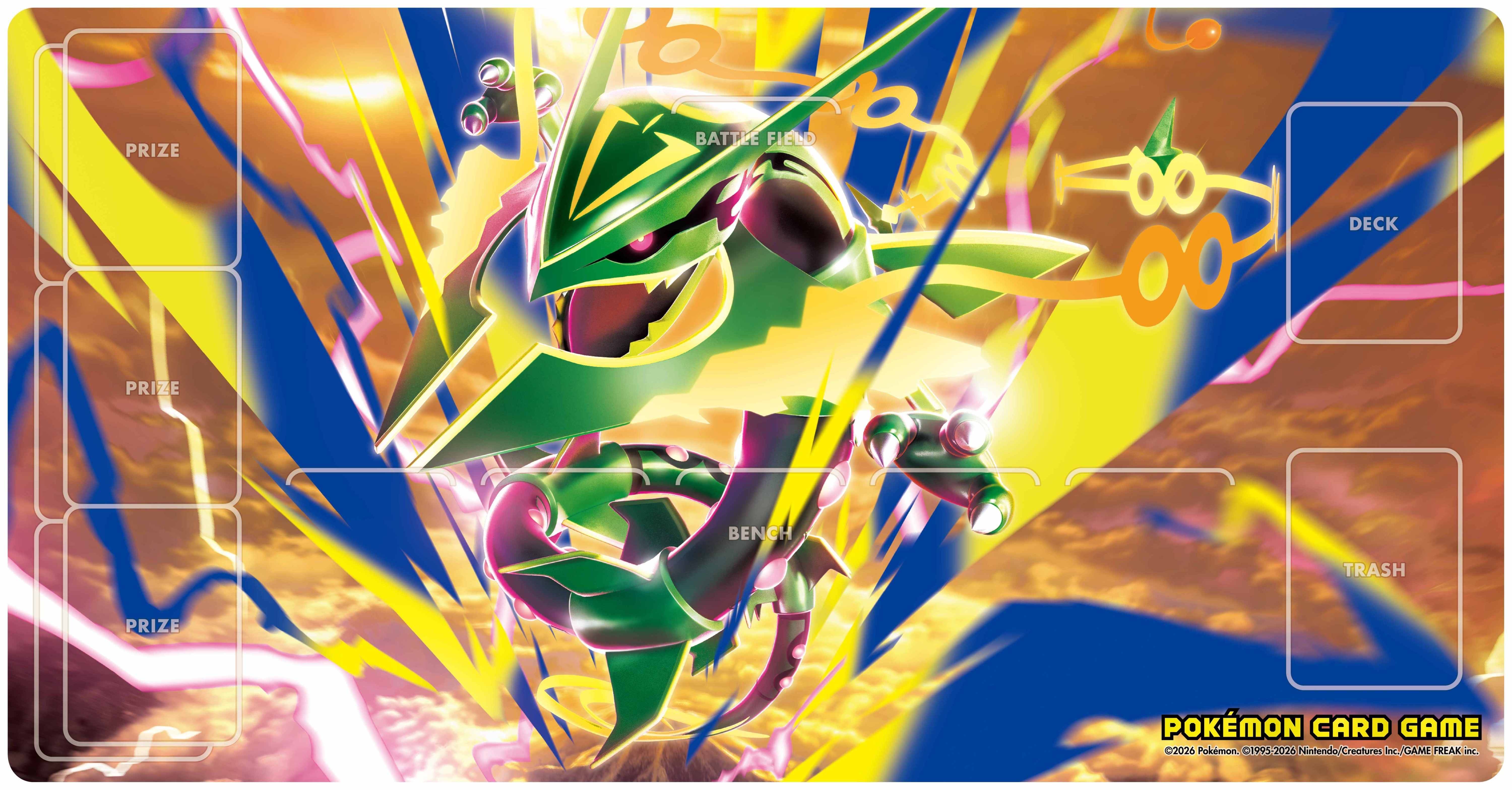 【預訂】PTCG 寶可夢橡膠對戰桌墊 【超級烈空坐】