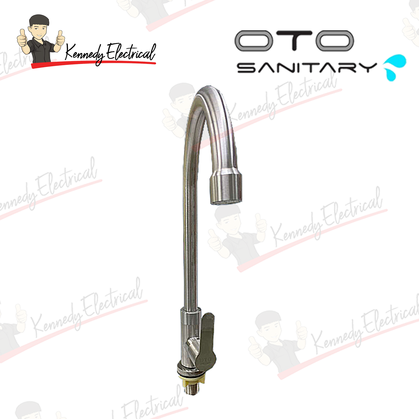 Otosani 304# Stainless Steel Pillar Swan Tap (966-31#) OTO966-31