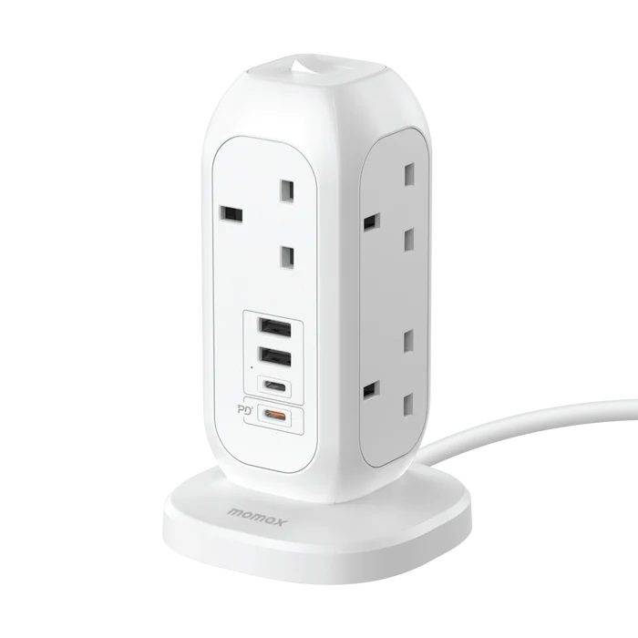Momax OnePlug PD20W 2A2C 7位拖板 US18