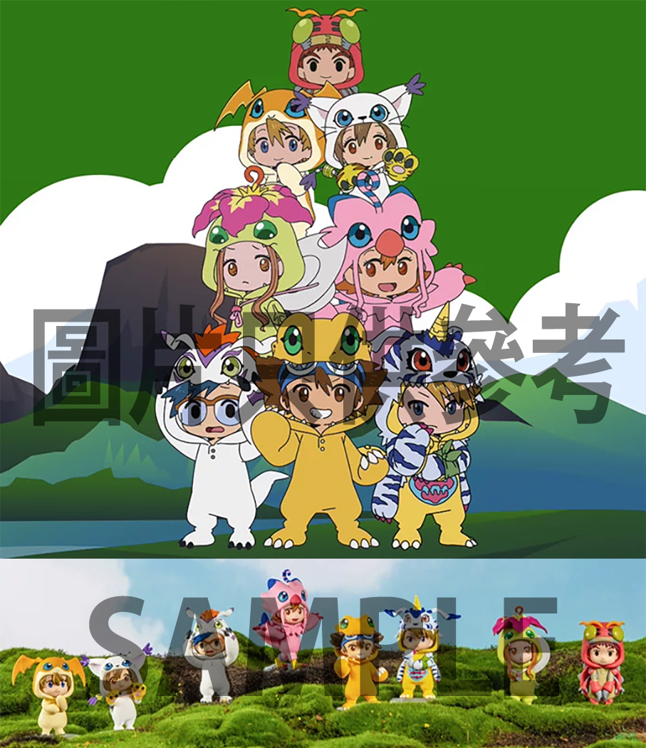 (預訂訂金 $200) (總價 $676) Bandai SOFUNUI Digimon Adventure 數碼暴龍 睡衣造型Ver. 搪膠毛公仔掛件系列 盲盒 (原盒8個) (行版) 