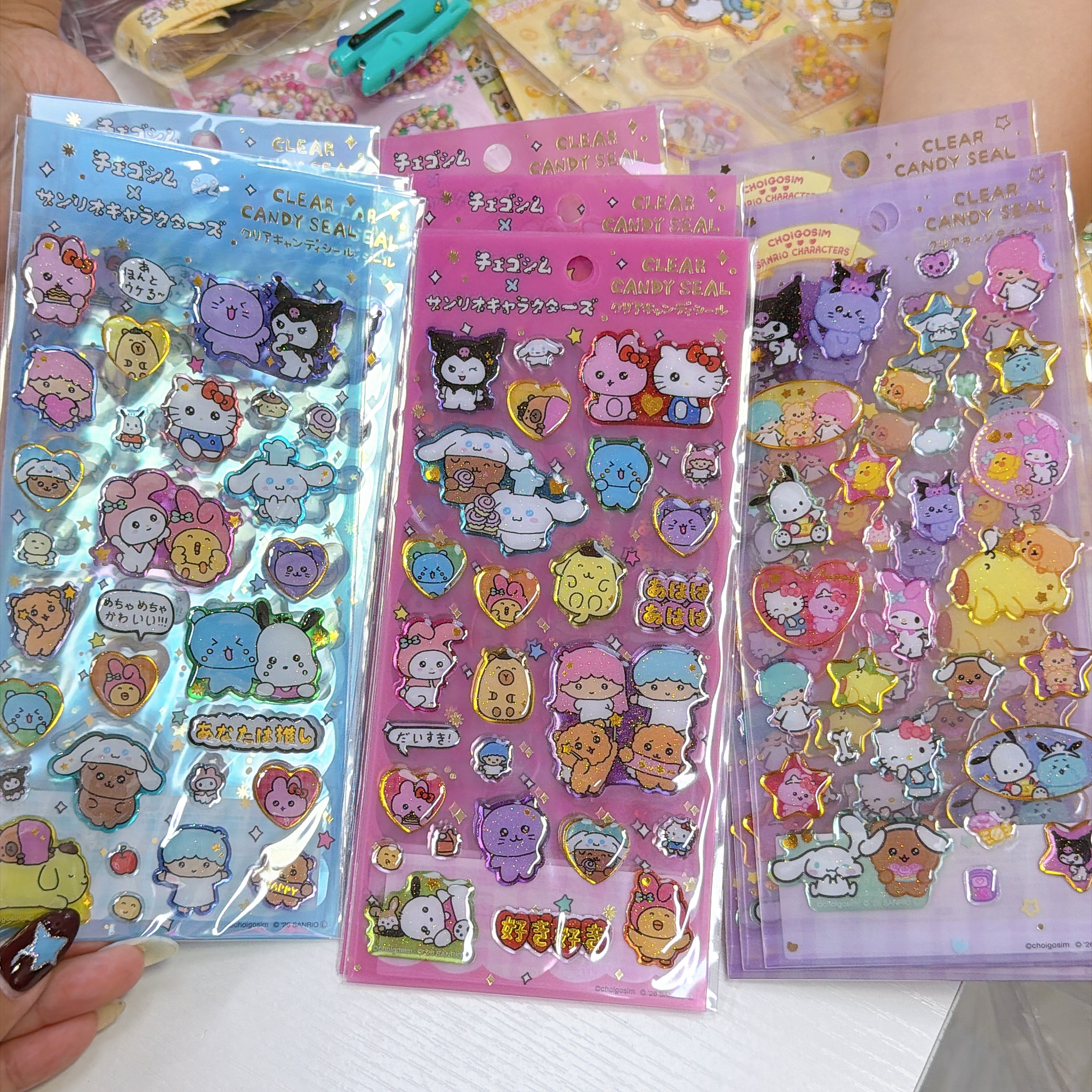日本直送日本Sanrio  usahana 新款文具產品貼紙￼