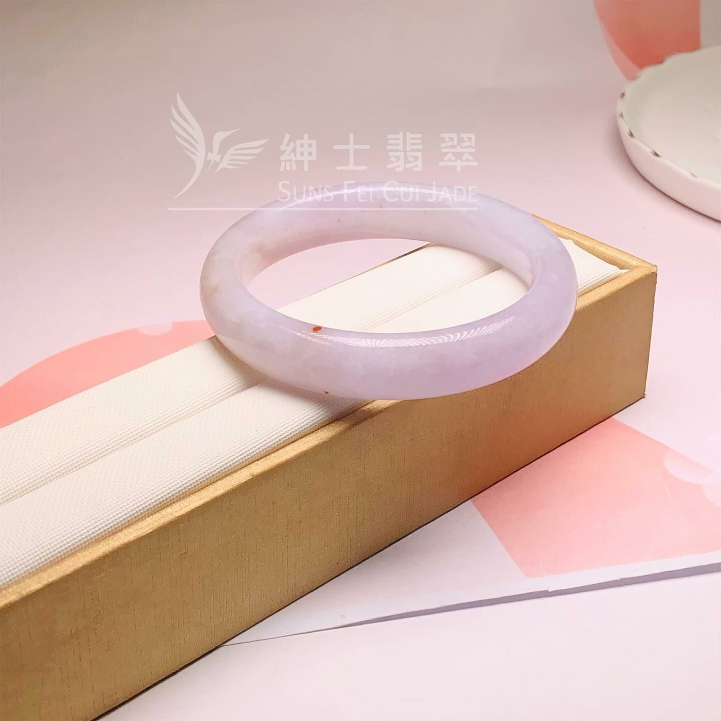 木那姐堆灑金福鐲53.1mm