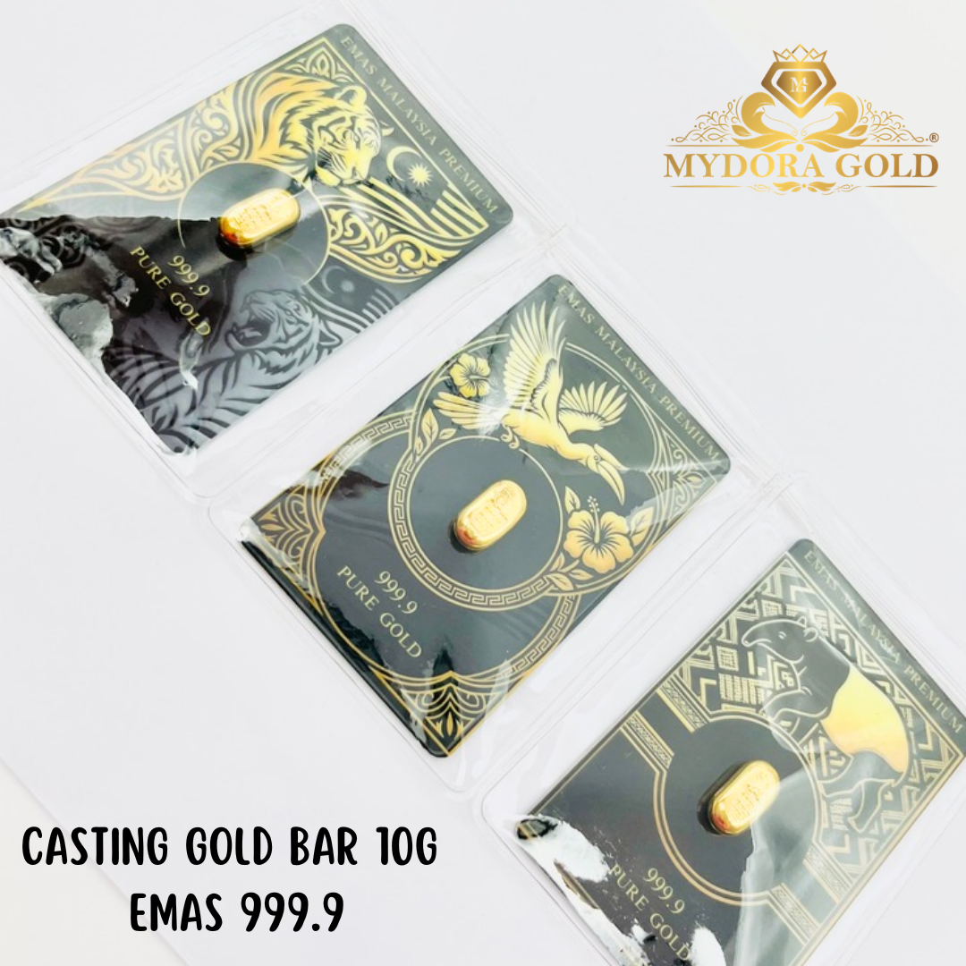 MYDORA Casting Gold Bar 10g 999.9