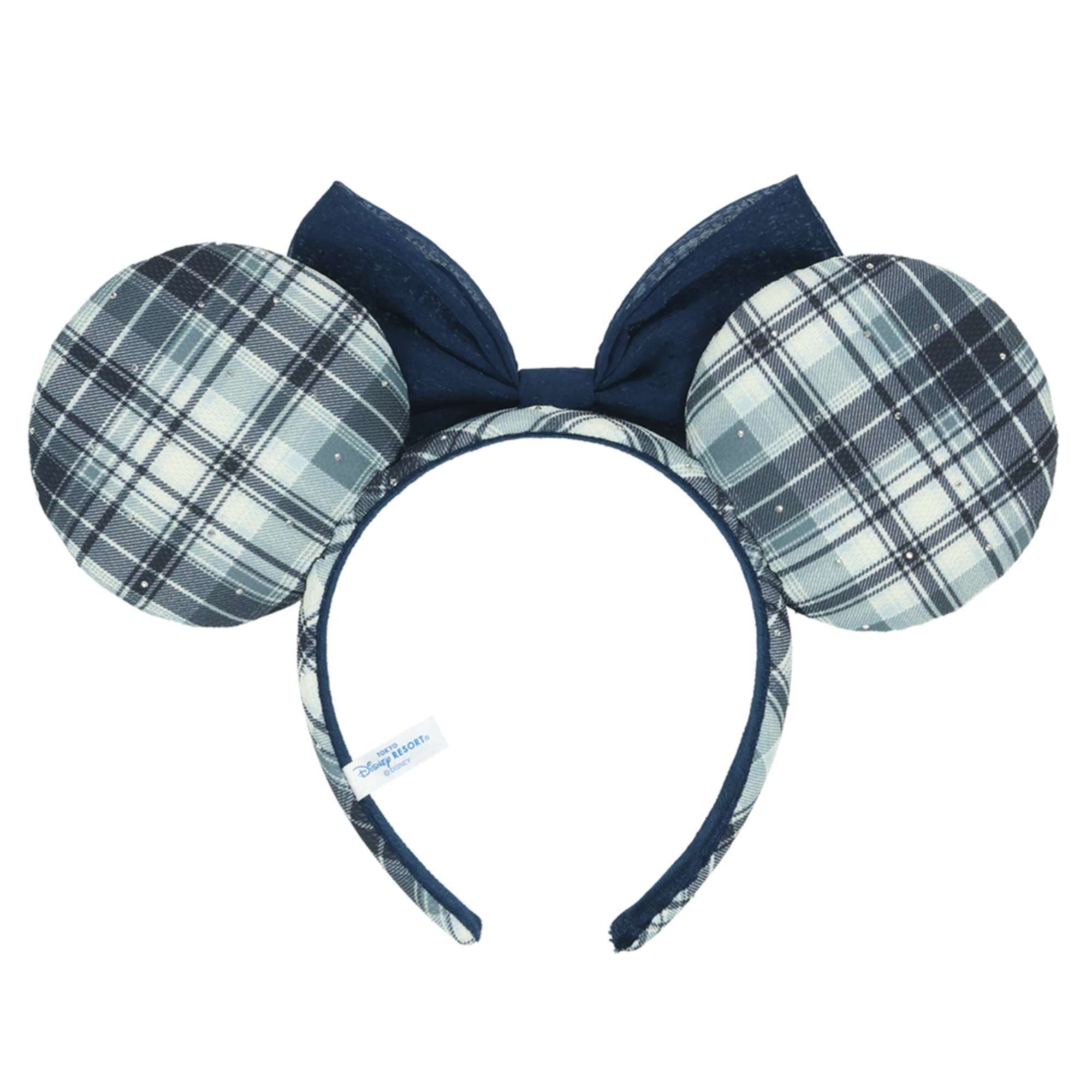 【預訂】TDR 格仔款頭箍 (black)