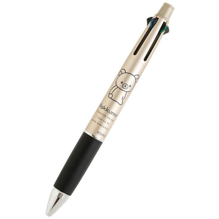 現貨｜San-X Rilakkuma 鬆弛熊 日本製 uni Jetstream 4&1 多功能 5用筆 0.7mm 4色原子筆 + 0.5mm 鉛芯筆 (PR14902)