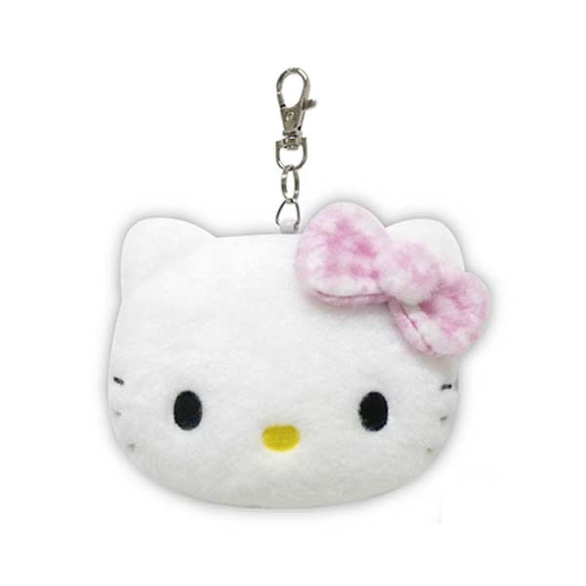 Sanrio 千鳥格紋Hello Kitty（粉） 小袋子&卡套