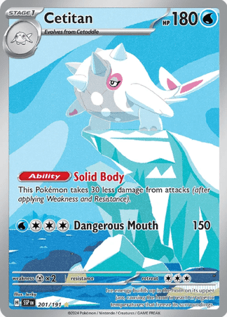 Pokemon TCG  Surging Sparks - Cetitan-201/191