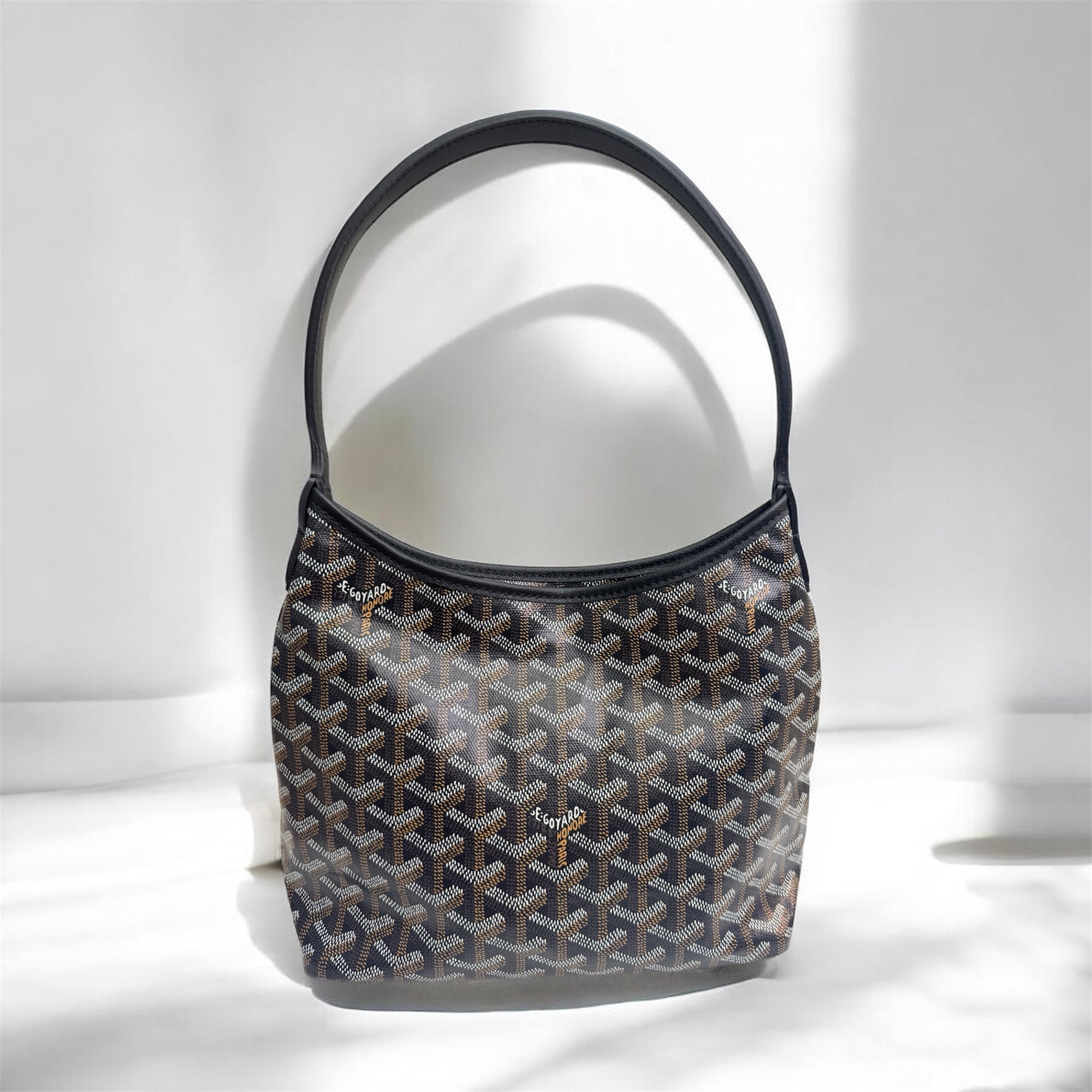 99%New Goyard Mini Hobo Bag-Black