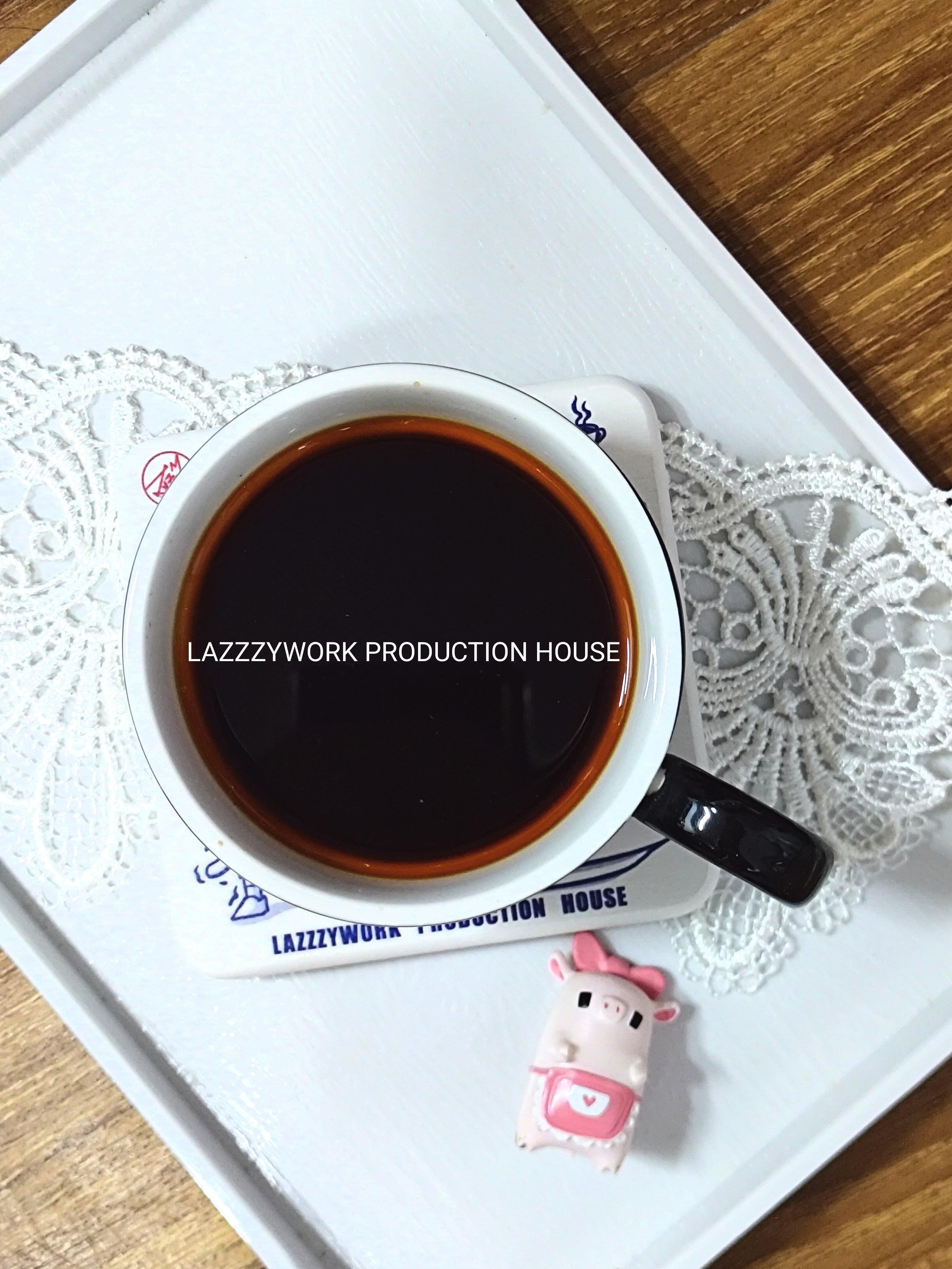 LAZZZYWORK - 杯墊 Coffee is a Hug in a Mug
