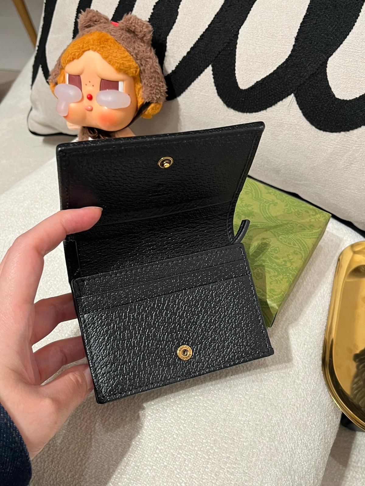 Gucci bamboo wallet calfskin 100%Authentic,unused ✅dust bag  ✅box