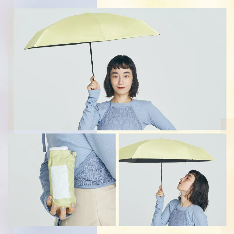 日本 Wpc. 超輕 Tiny 系列  防UV 完全遮光涼感 晴雨兩用縮骨遮