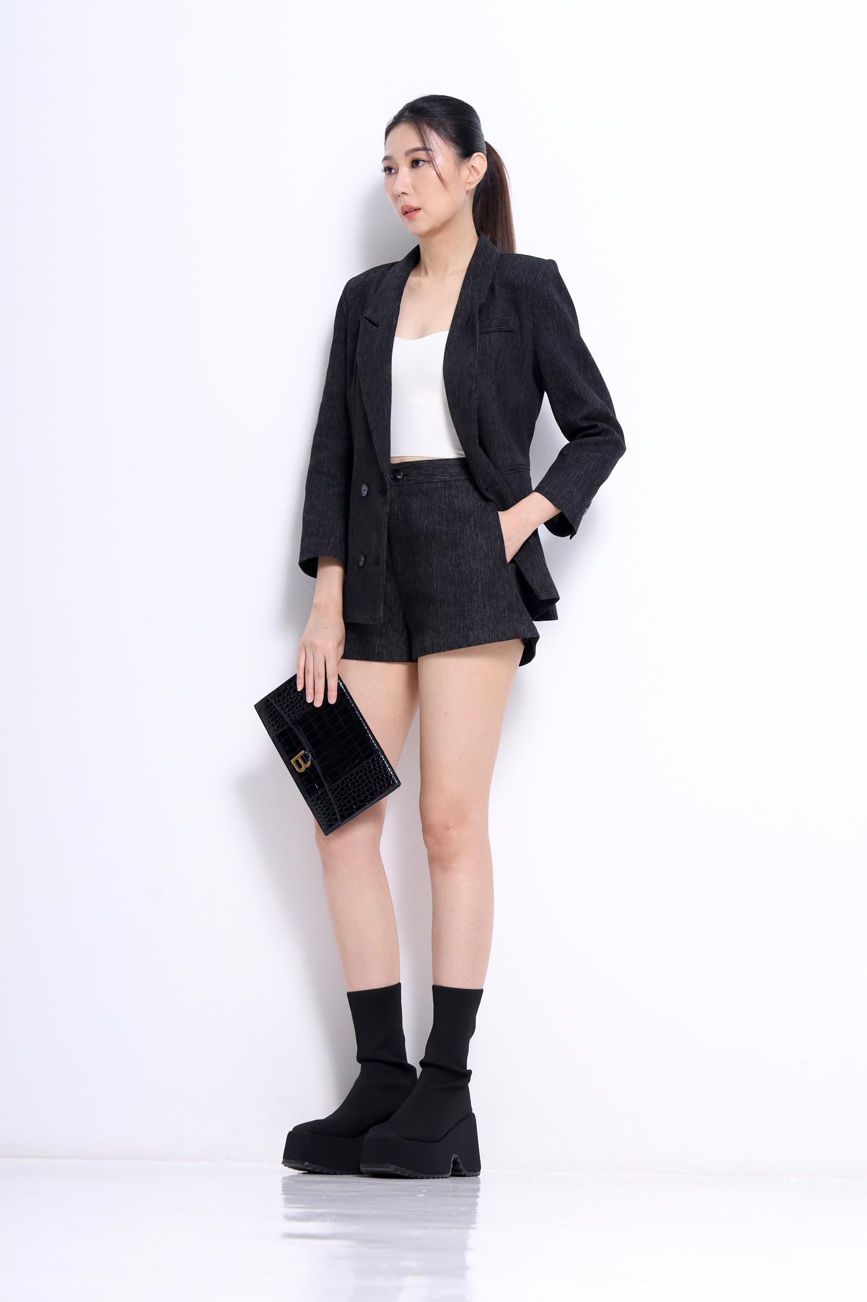 CP1643 PATTERNED REGULAR FIT SHORTS PANT