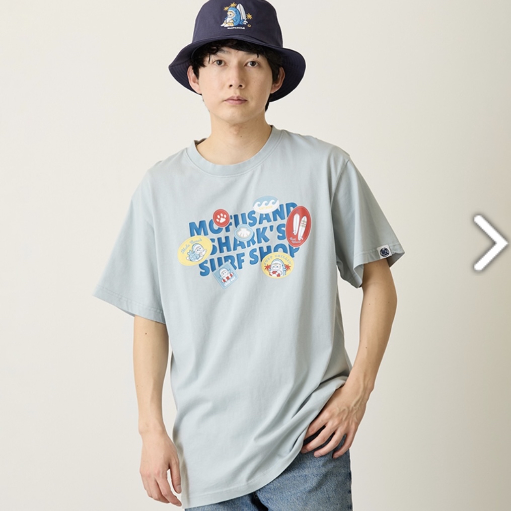 Mofusand 鯊魚貓 tee｜預訂