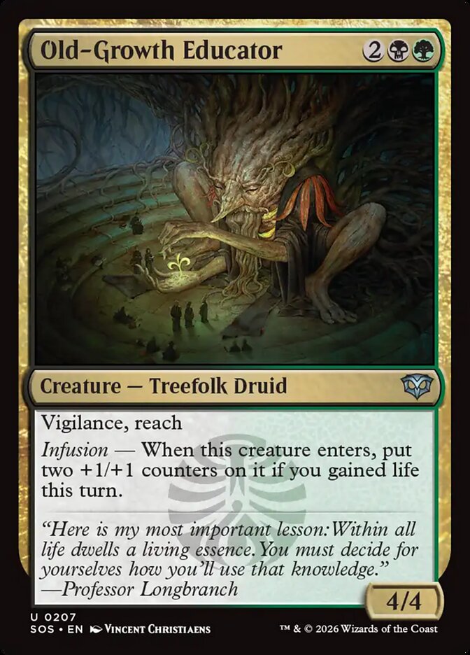 [EN] [Foil] Old-Growth Educator [SOS-207] U