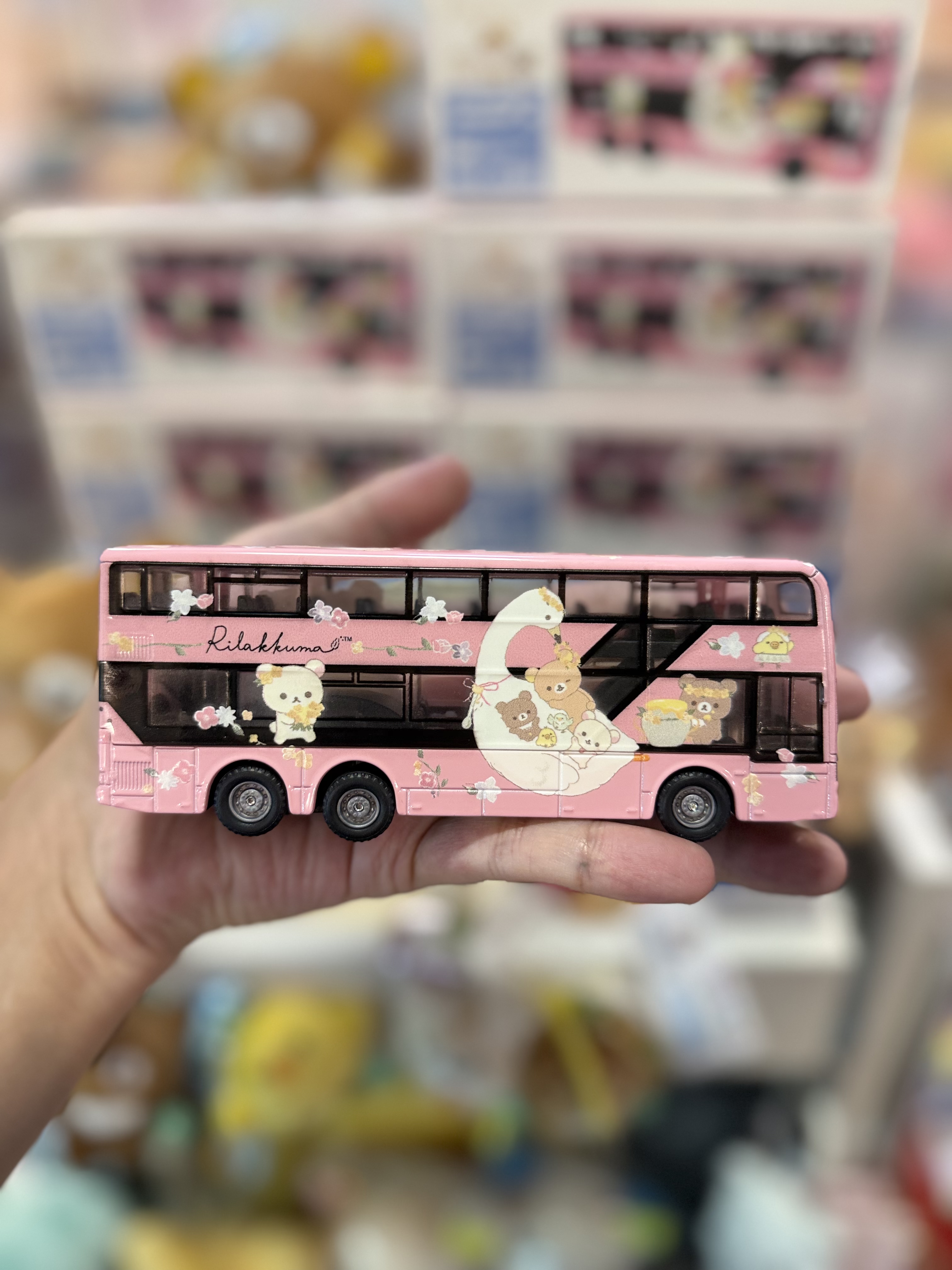 《現貨》全新香港版限定rilakkuma雙層巴士