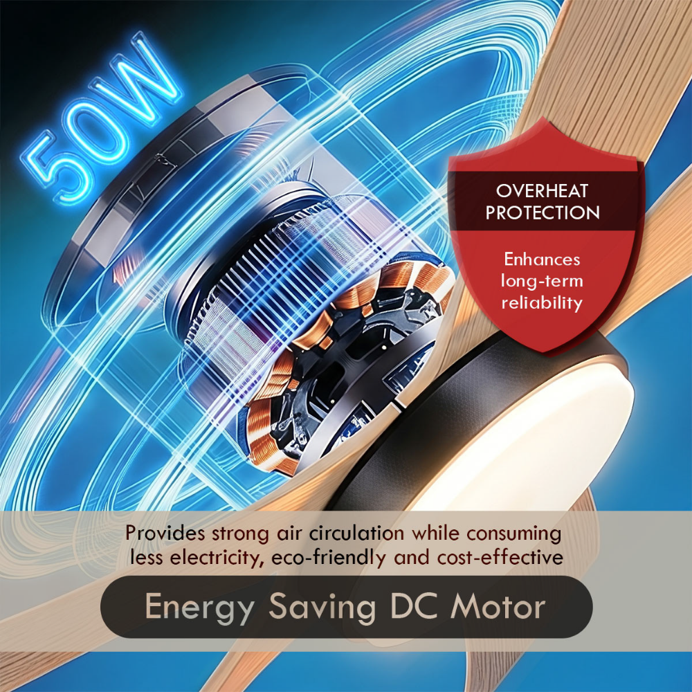 iFan 48/56in DC Motor Ceiling Fan 6 Speed Selection (IF8556) RU
