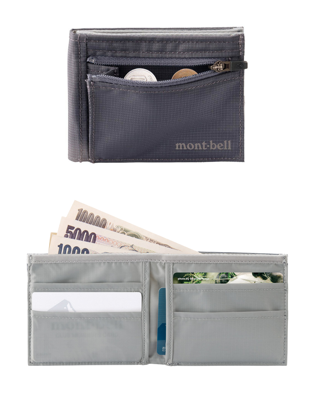 日本代購【 日本直送 Montbell 超輕量 保護卡片防屈曲設計 銀包 (僅重28g!) Flat Wallet 】 
