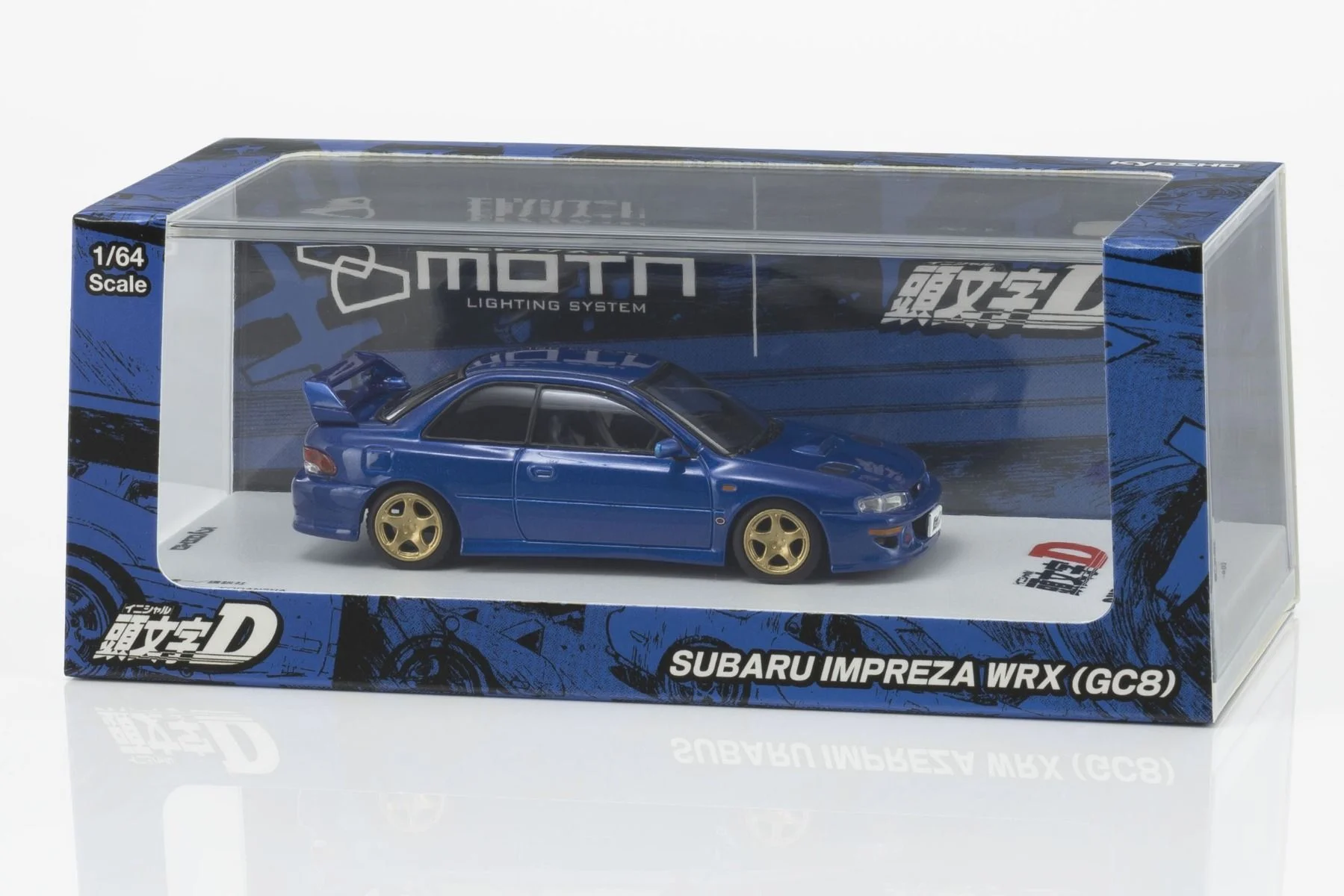  [有燈] Pre Order - Kyosho (07133LD) 1:64 INITIAL D SUBARU IMPREZA WRX STI With LED｜ 預訂優惠價 Pre-Order Price: HK$189