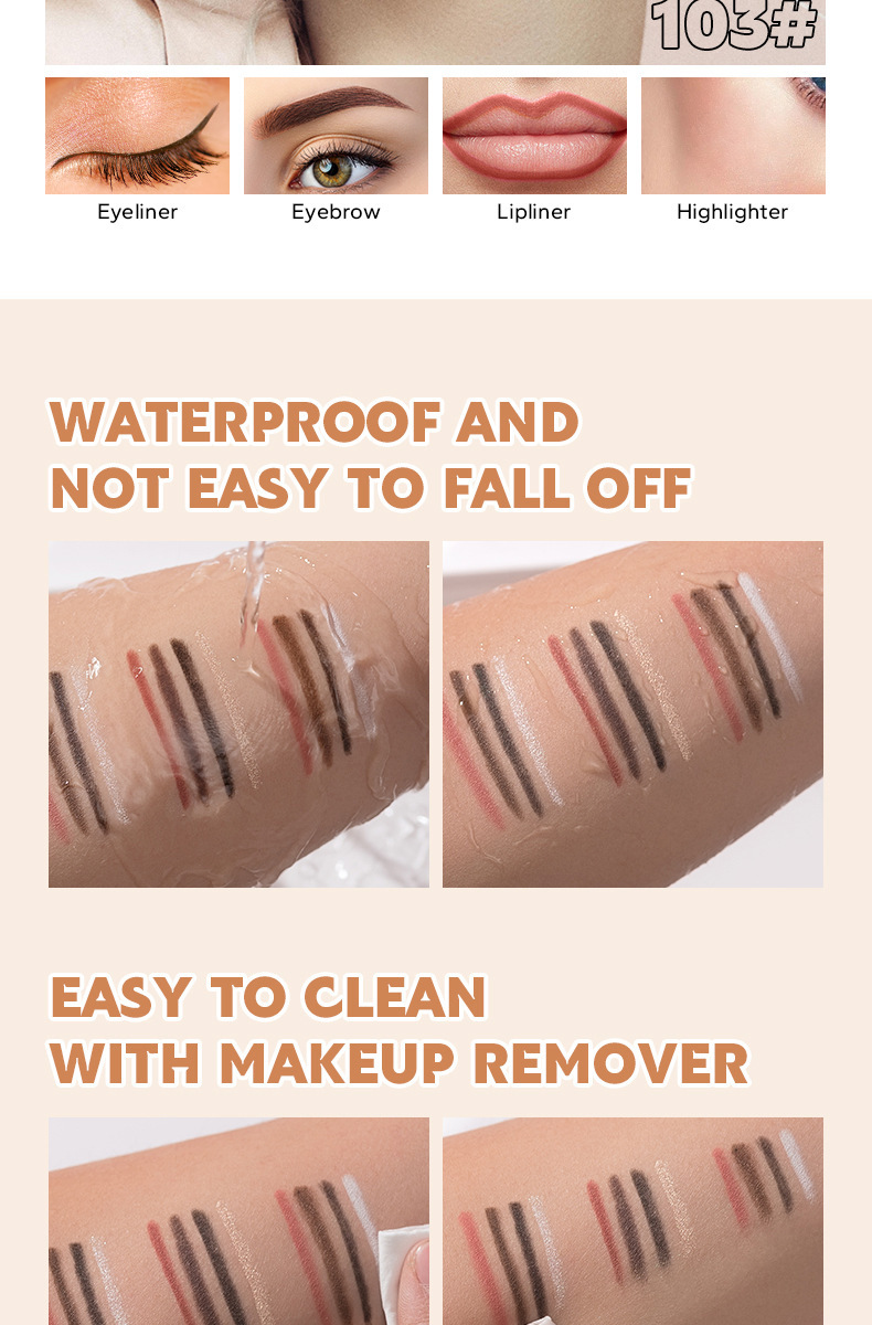 BEAUTY GLAZED 化妝神器 4 in 1 makeup pen - 1件 現貨