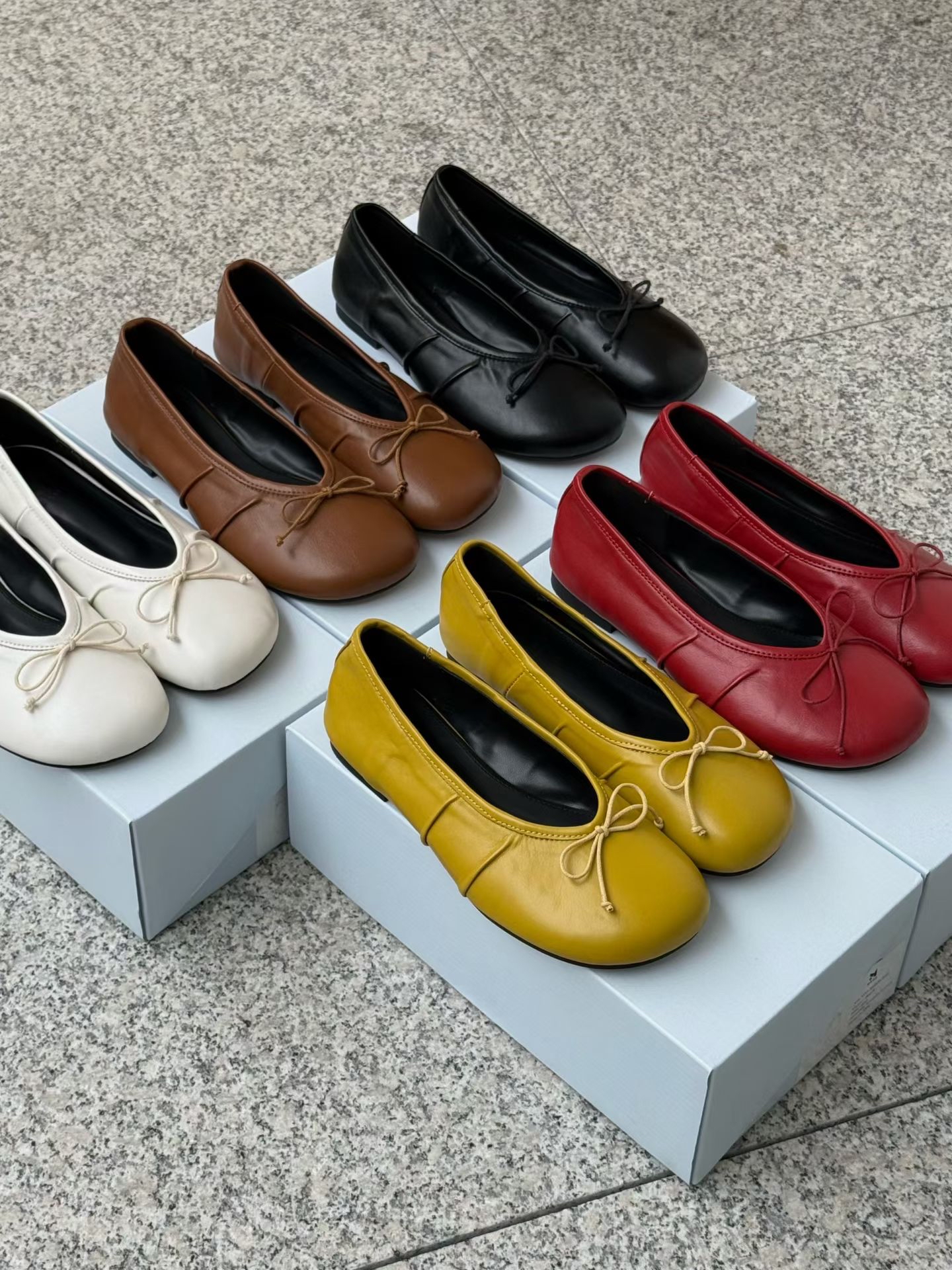 Chérie Bow Ballet Flats 