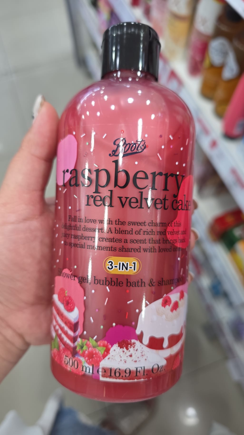 boots shower gel, bubble bath & shampoo 3in1