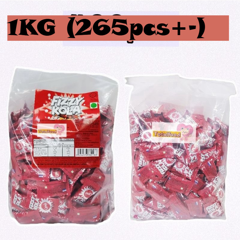 Fizzy Kola hard candy coca-cola gula  可乐糖果 1KG (265pcs)