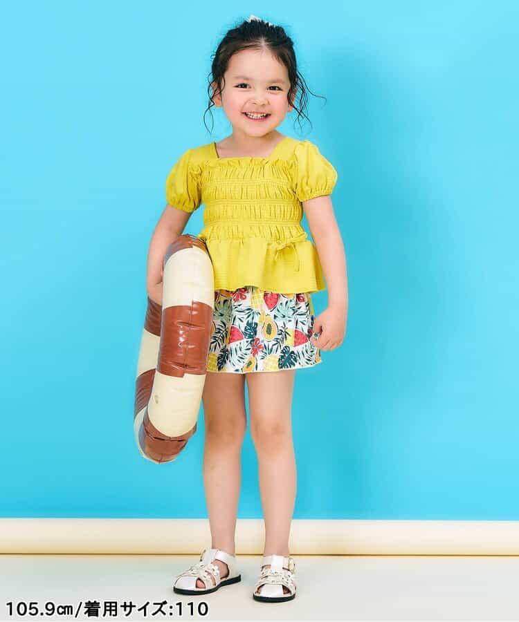 🇯🇵預訂 日本直送🇯🇵Apres les cours三色緞帶褶皺泡泡袖分體泳衣