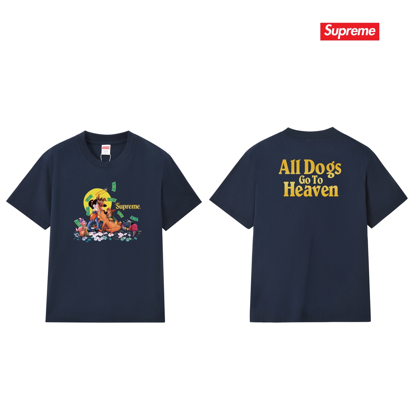 Supreme All Dogs Go To Heaven Tee