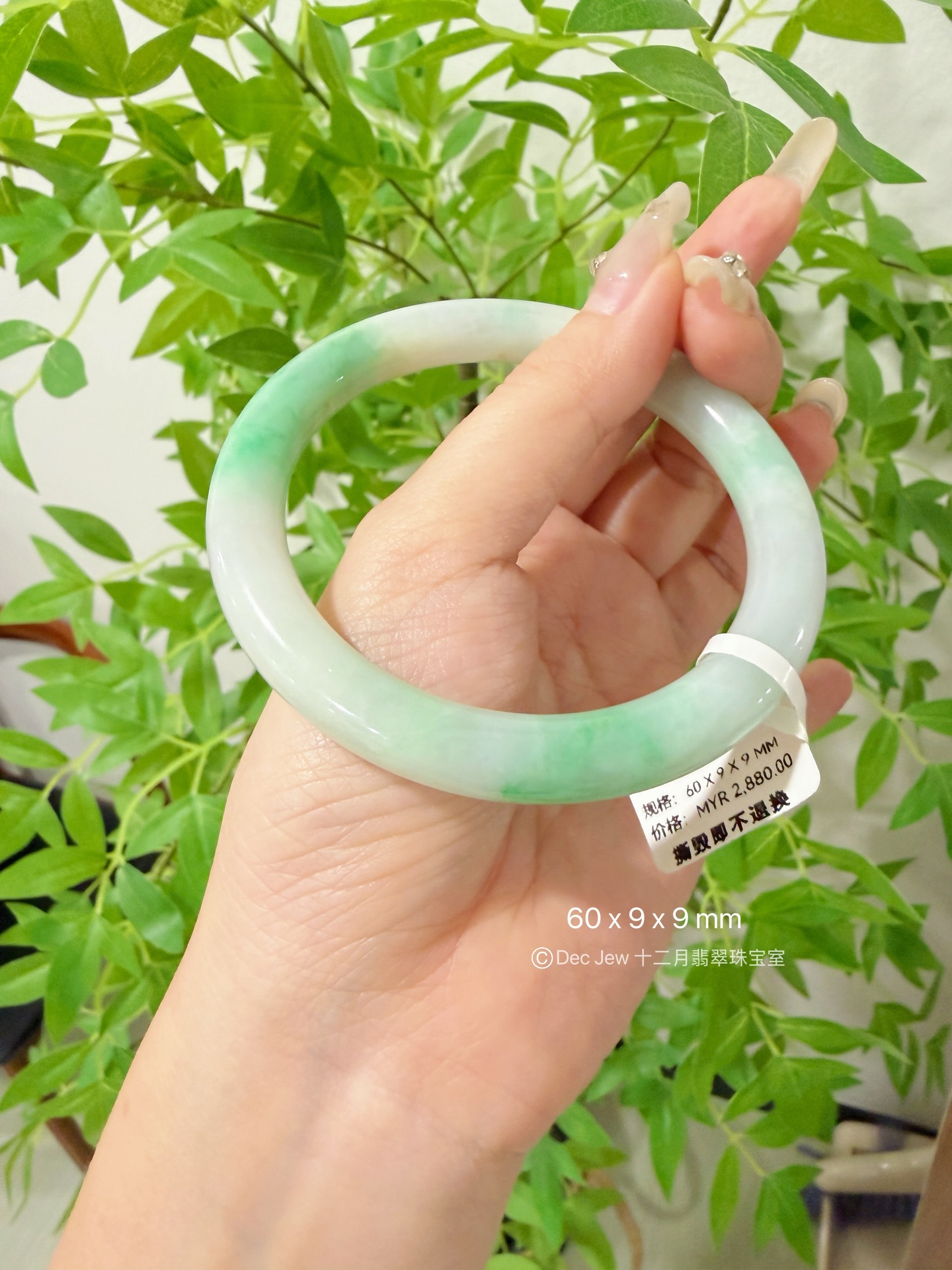 ✨ 马来西亚现货 · 手镯现货发售 ✨🟢60圆条芙蓉绿翡翠手镯💎 手镯尺寸 • 圈口：60 mm • 宽度： 9 mm • 厚度： 9 mm 📄 附证书 每只手镯均附专业鉴定证书，安心选购 ✔️ 🕊 鉴赏期 支持鉴赏期，购买更放心 🌍 全球配送 马来西亚现货，支持全球邮寄 ✈️ 📩 欢迎私讯咨询 / DM 查看细节与实#马来西亚翡翠 #怡保 #吉隆坡 #新山 #新加坡