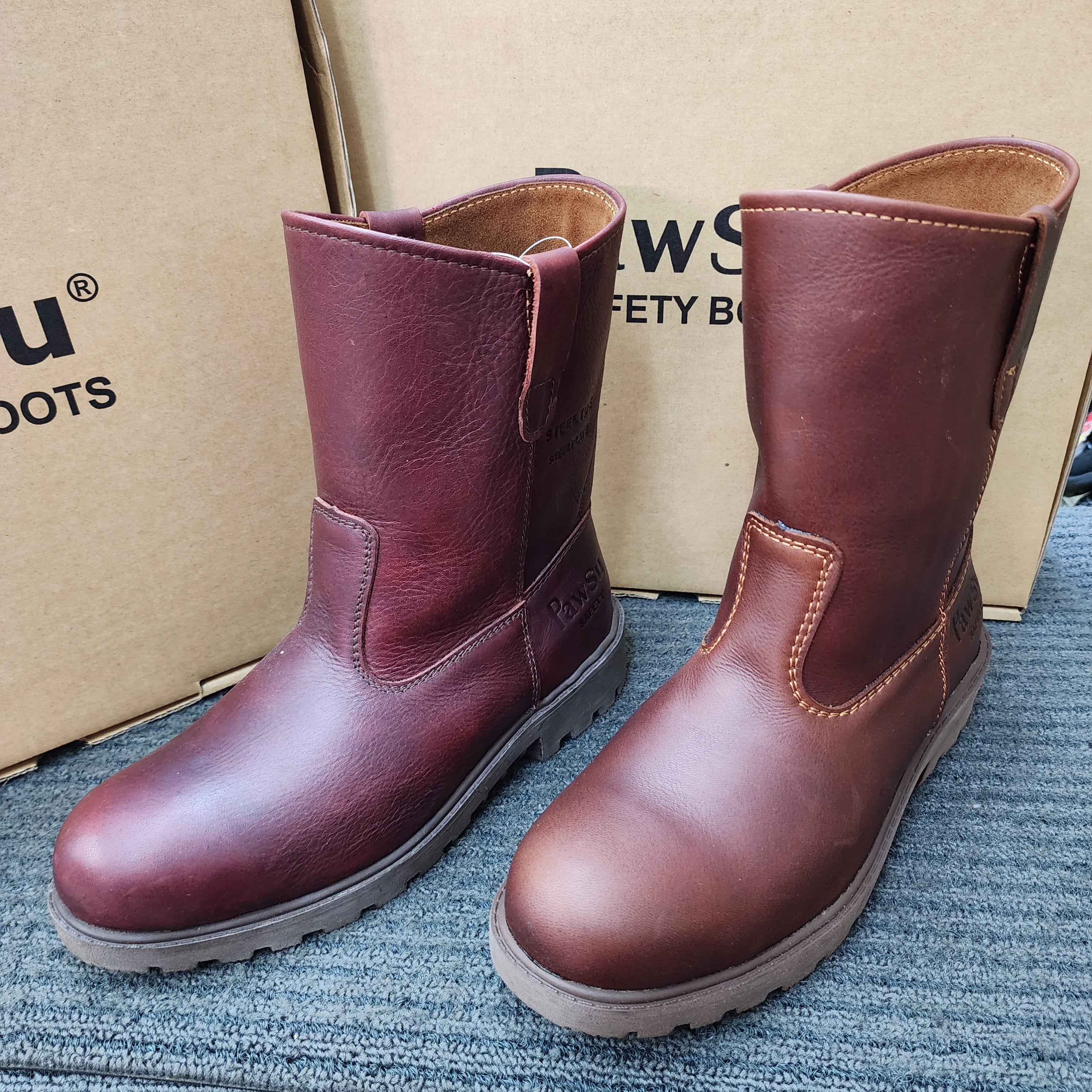 PAWSU ROUND TOE PS 906 MEN'S SAFETY BOOT