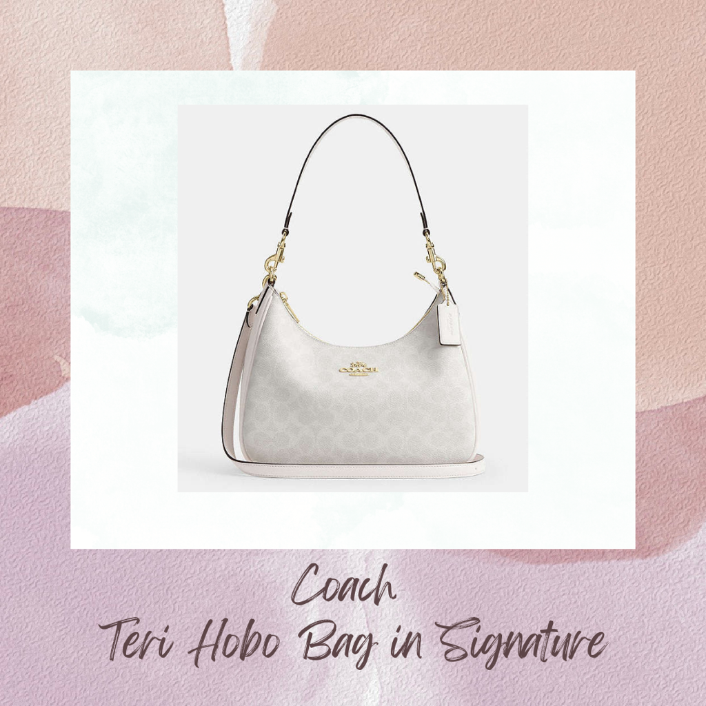 Coach Teri Hobo Bag in Signature Canvas (CV940)