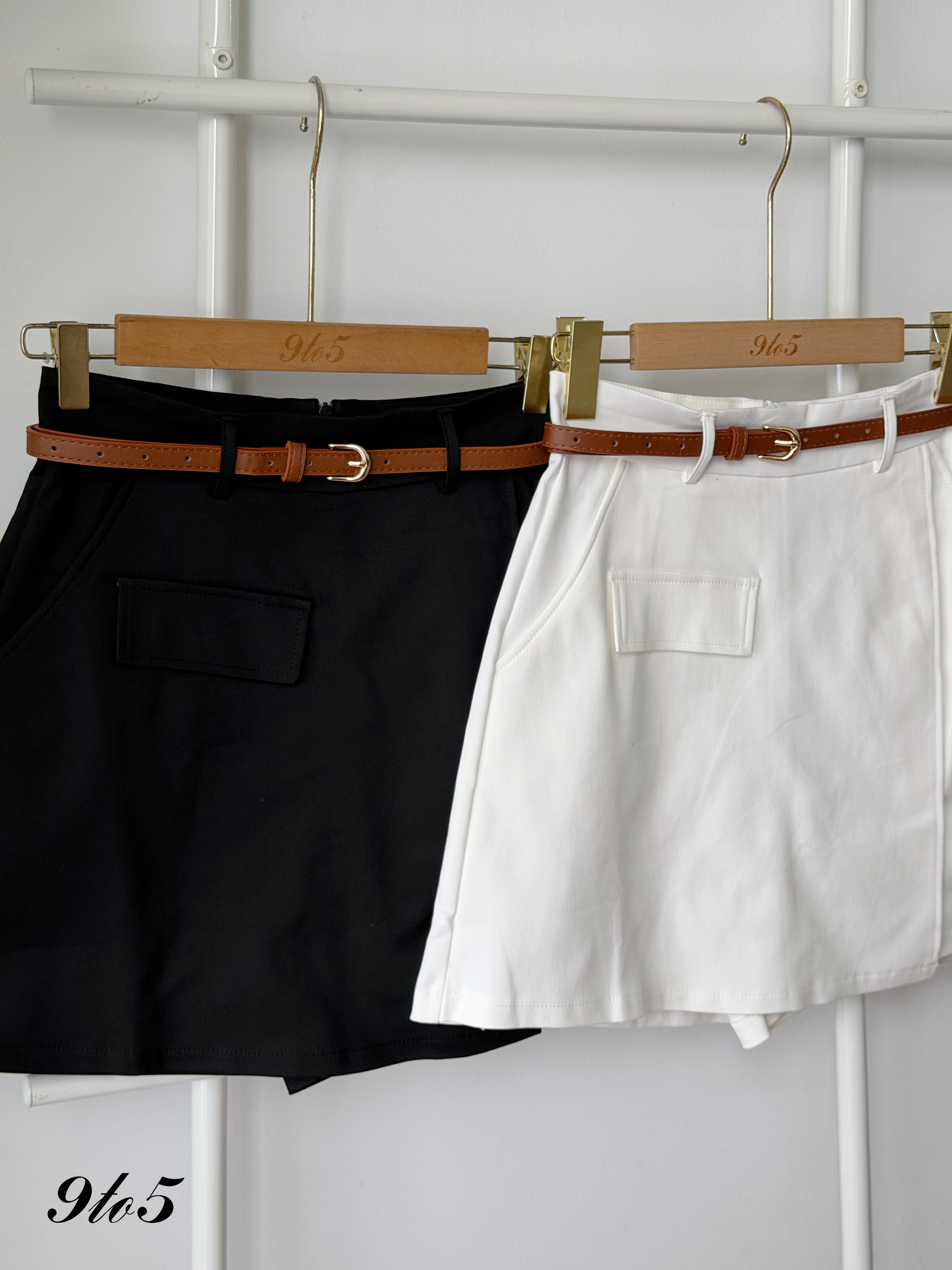 S2044 A Line Overlap Skort - 3 Colors