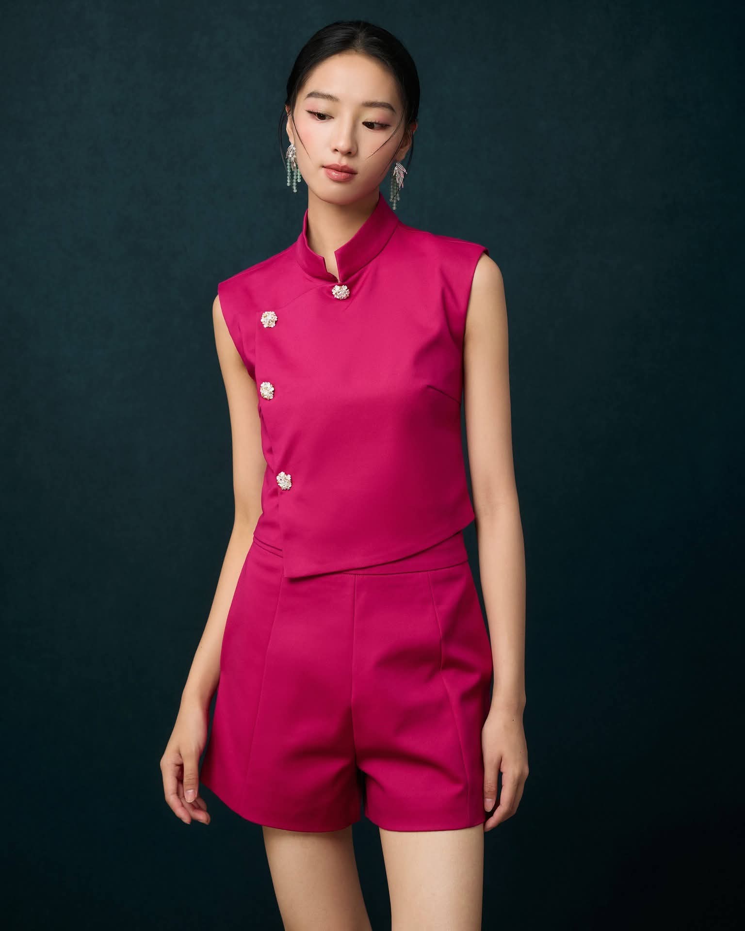 侧边口袋短裤 P0091