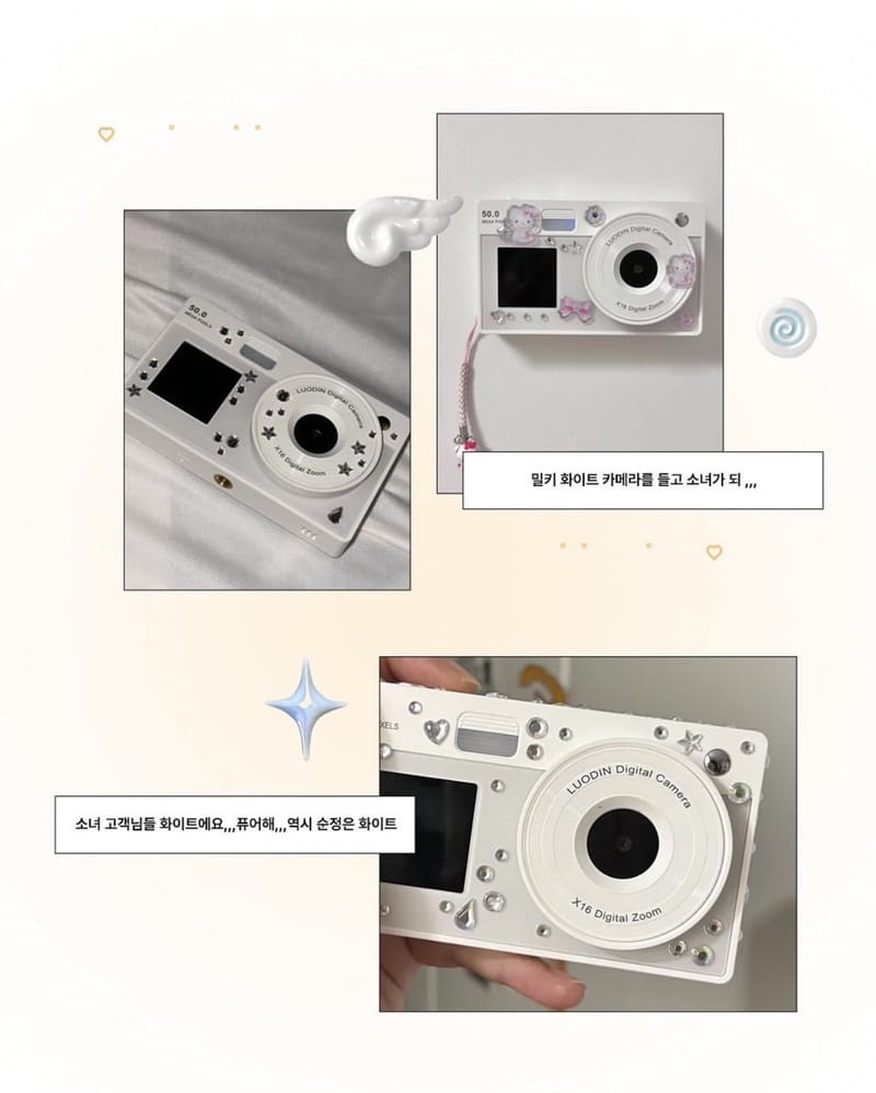 Luodin Selfie Retro Dual Digital Camera 復古雙螢幕CCD相機