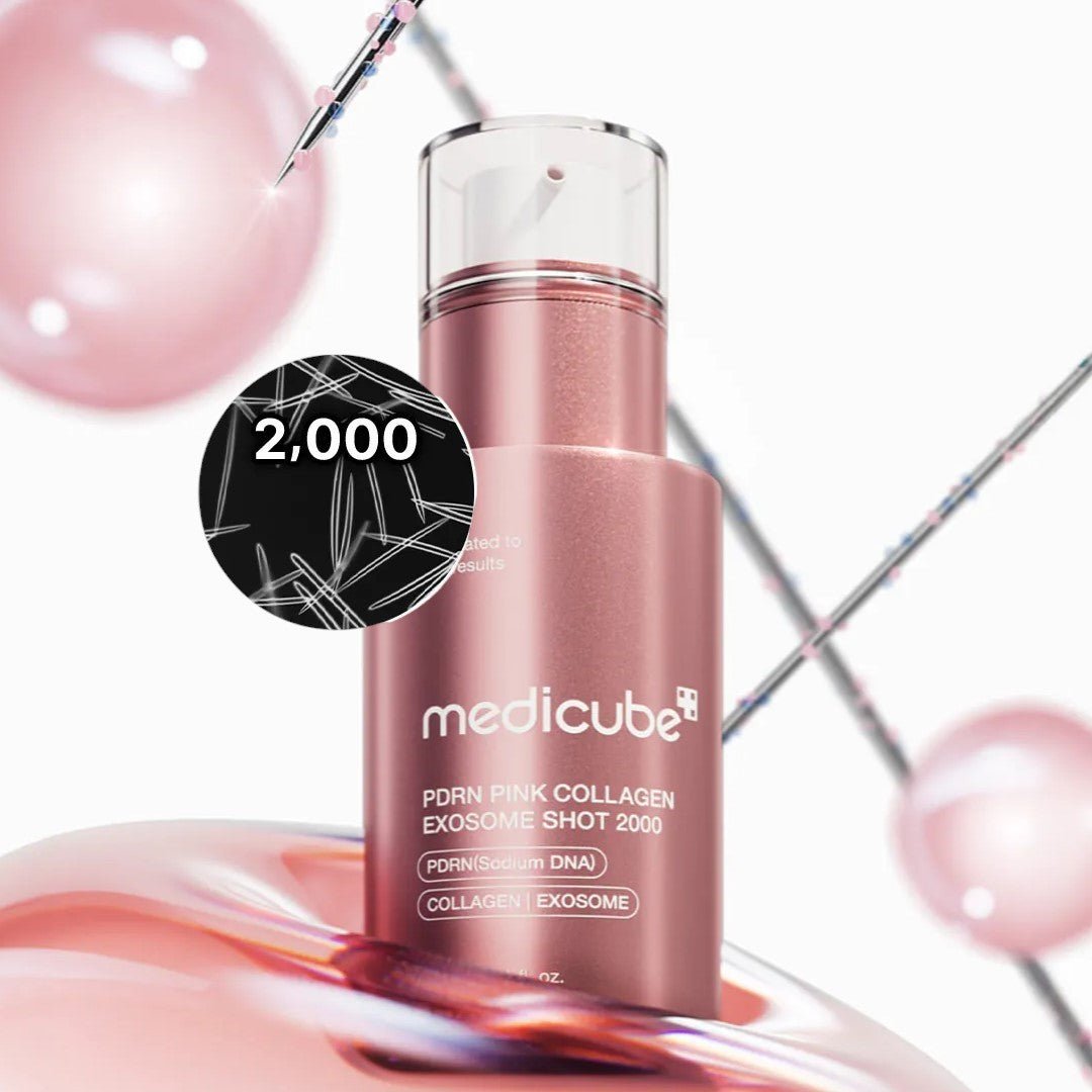 韓國 🇰🇷 Medicube PDRN 粉色膠原外泌體安瓶 2000 30ml（🌸 2026 夏日细胞逆齡「無針塗抹式外泌體水光針」）