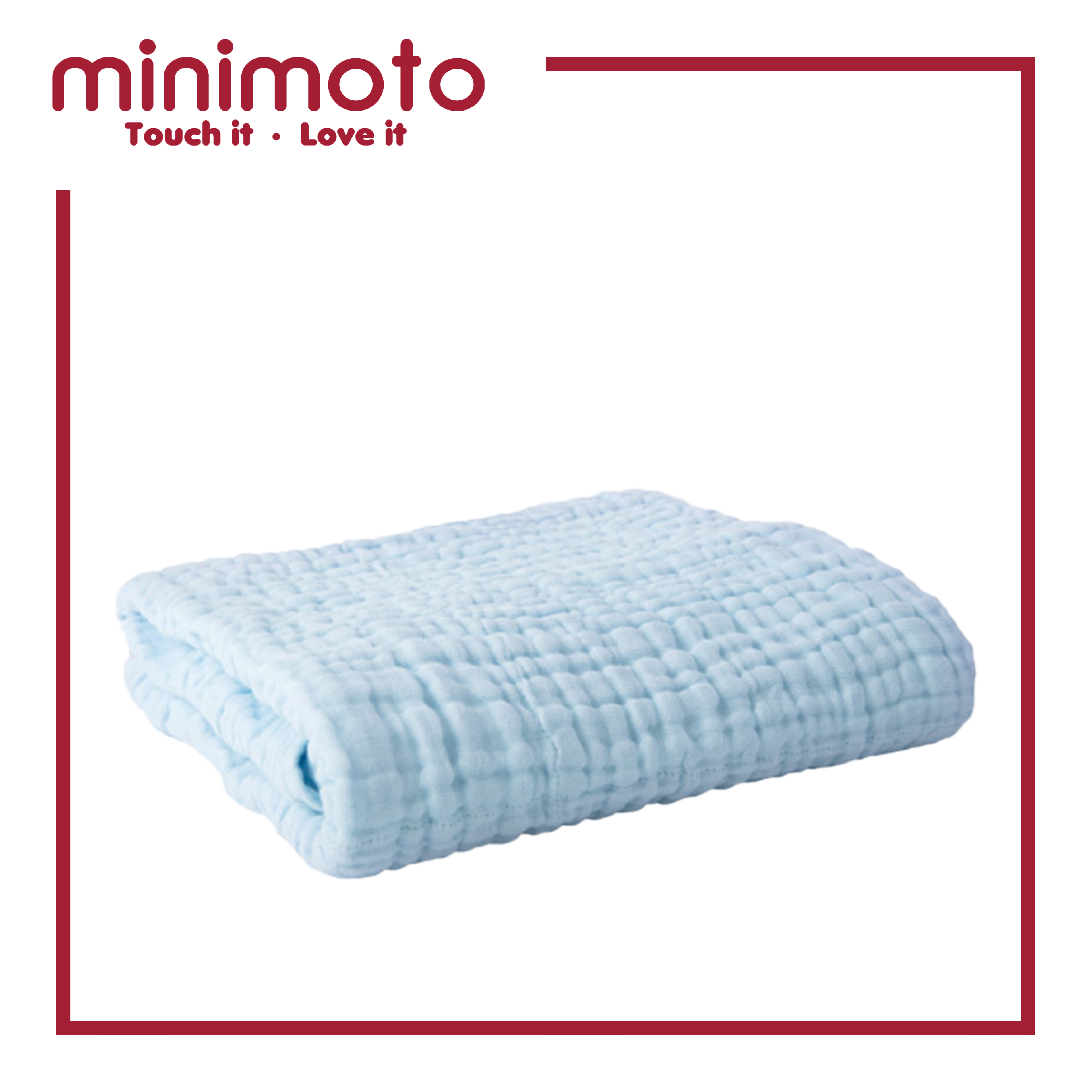 六層多功能泡泡紗布巾 (3色可選)  Bubble Functional Muslin - 6 layers (3 Color)	