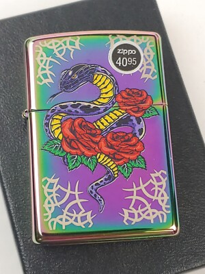 Zippo Rose Snake Design 48395  防風打火機 | ZIPPO 指定授權經銷商 | 美國製造 | 收藏