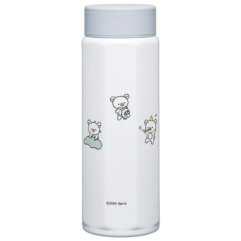 鬆弛熊 BASIC 真空不鏽鋼八角保溫保冷水樽 500ml