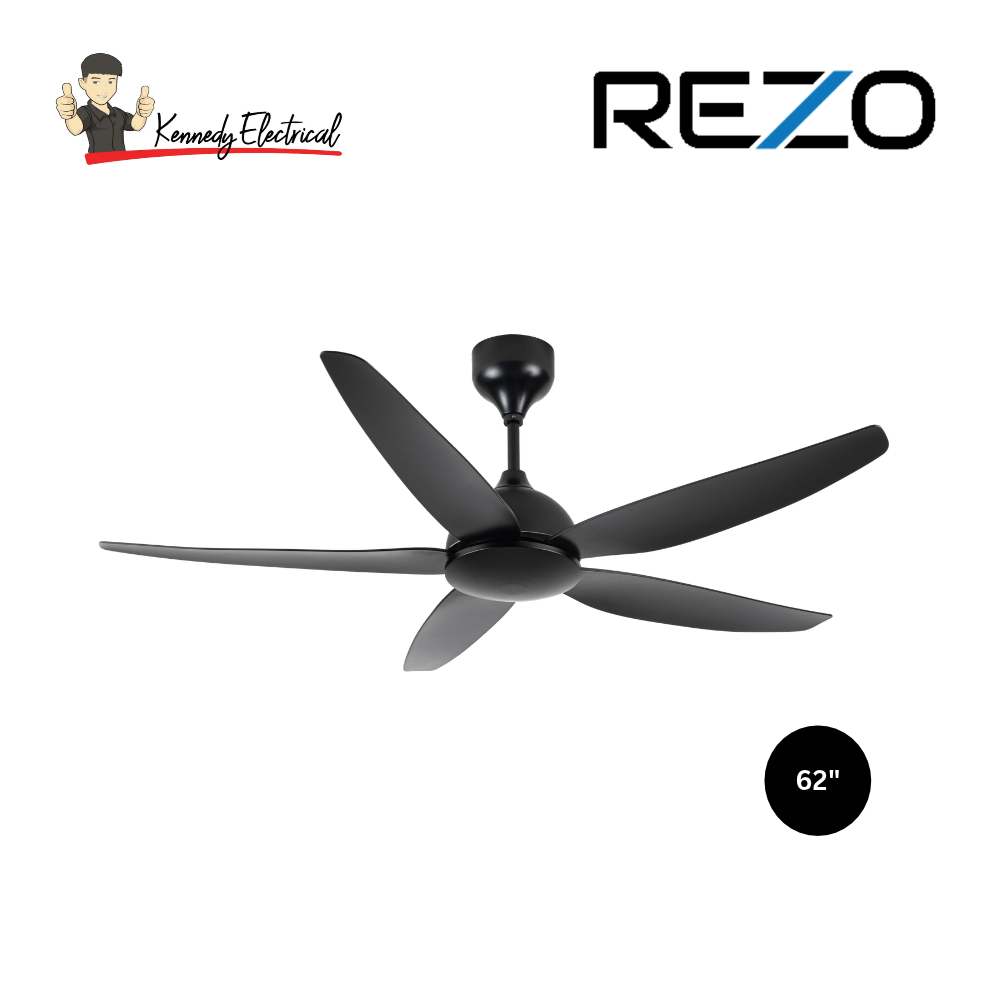 Rezo 62" Mercury DC Motor Ceiling Fan (MERCURY62)
