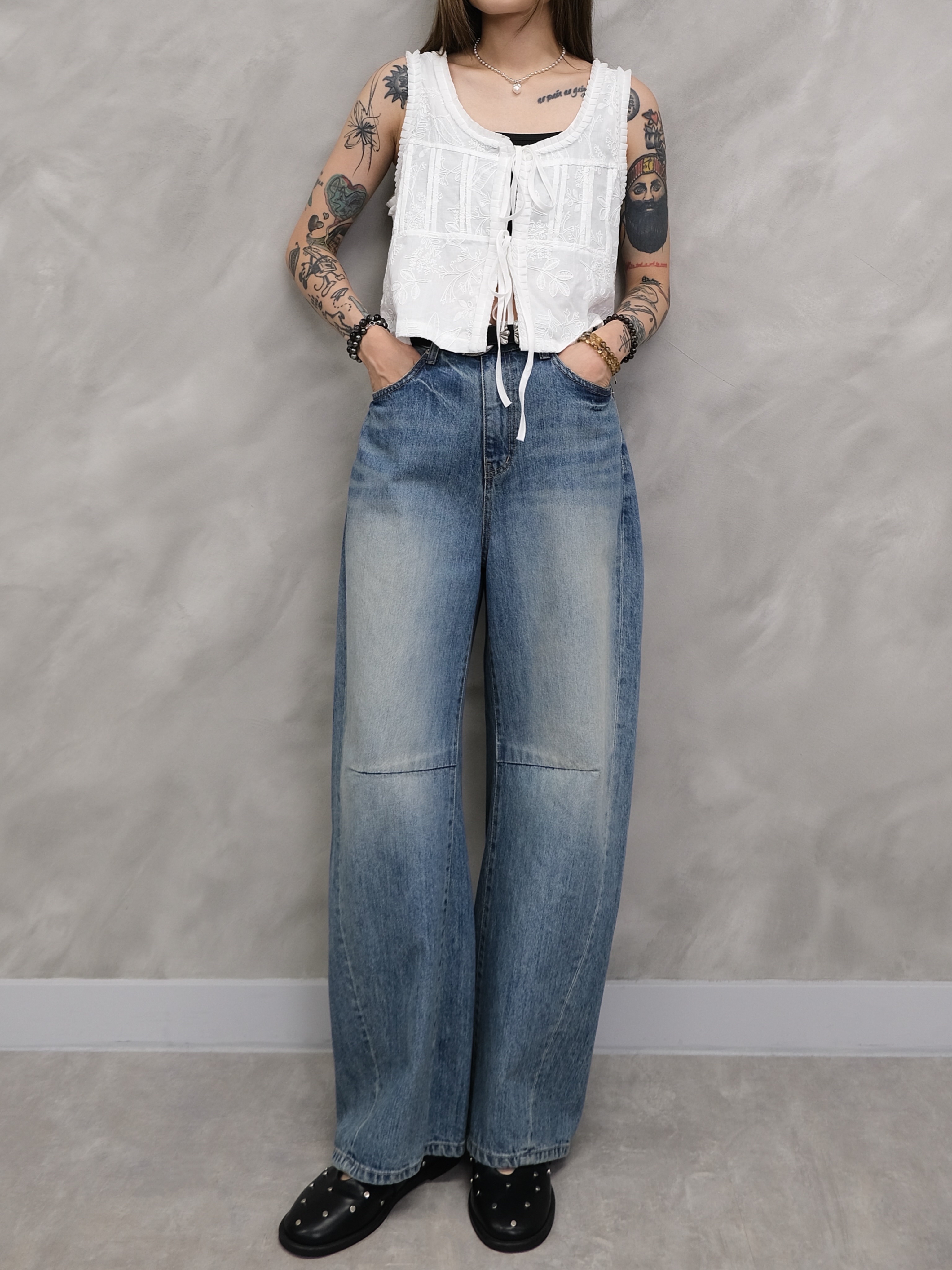 Embroidered top #top136