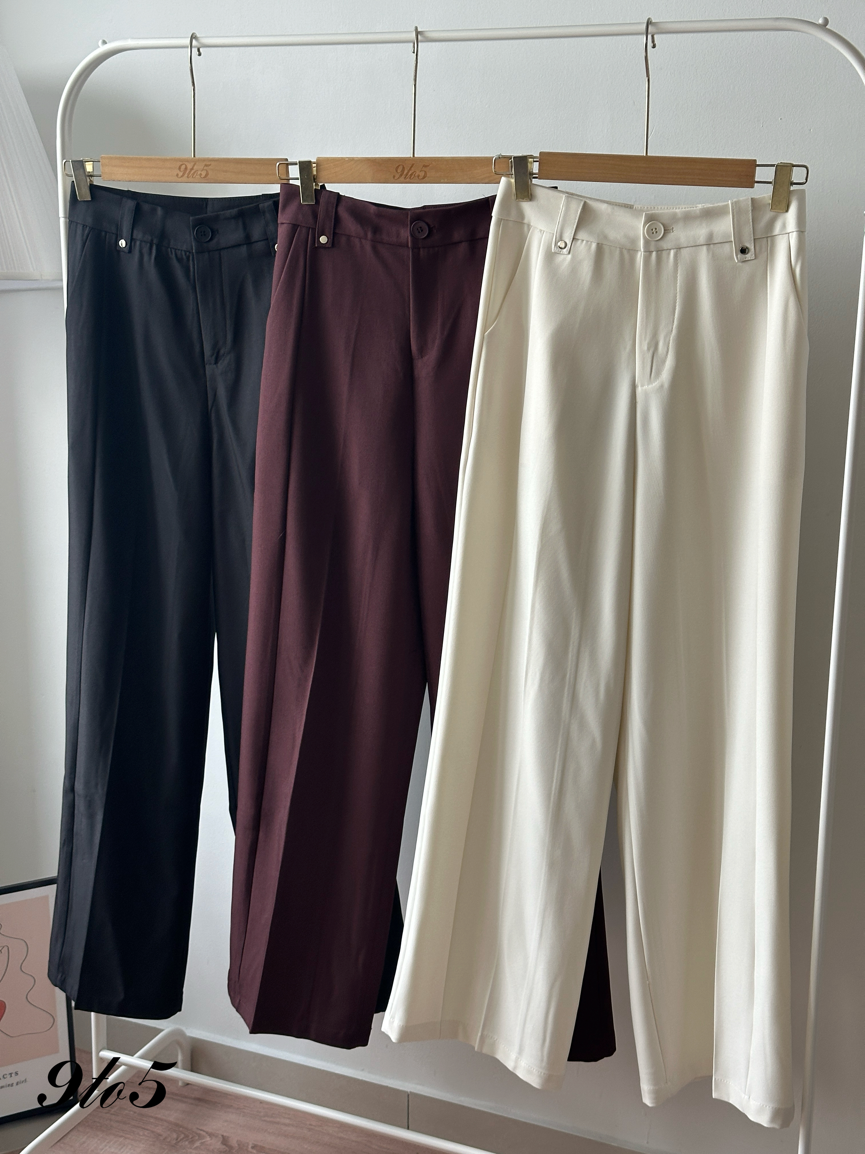 S1968 High Waisted Long Pangs - 3 Colors 