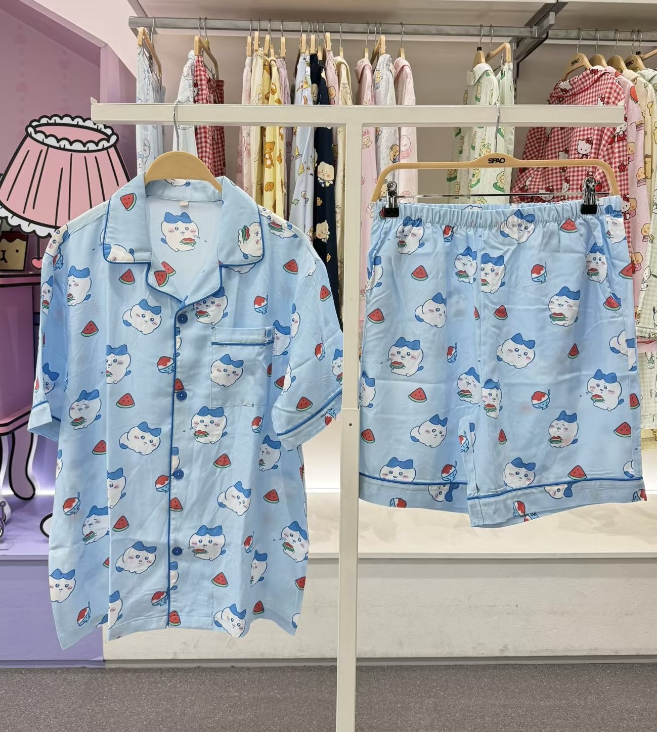 🇰🇷韓國SPAO x Chiikawa短䄂睡衣套裝