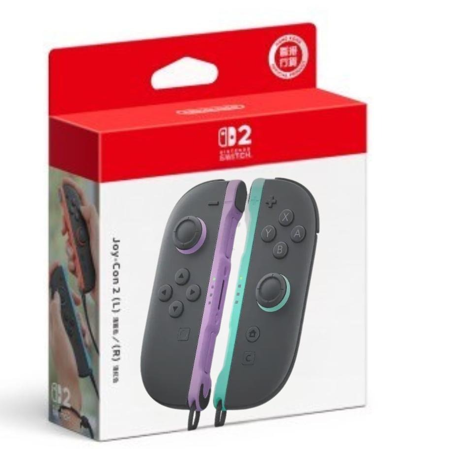 【香港行貨】SW2 Nintendo Joy-Con 2 淺紫色 & 淺綠色 / Light Green and Light Purple SW2-0247