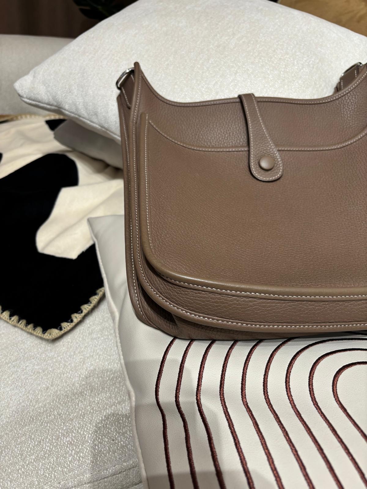 Hermes Evelyne 29 大象灰銀扣 Stamp D 100%Authentic, 98%New ✅Dust bag