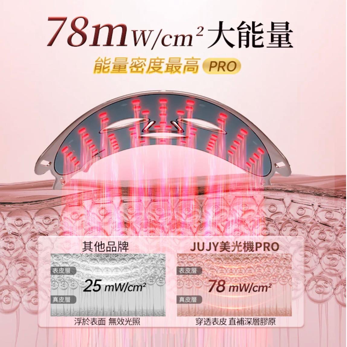 日本JUJY逆齡煥膚美光機送1盒5片Jujy面膜 香港1年保養