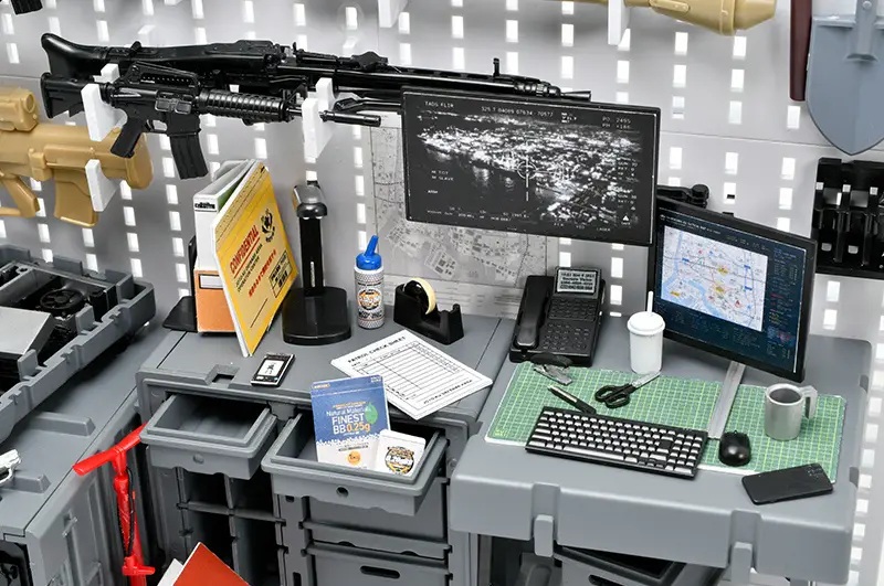 1/12 Little Armory [LD055] Field Desk A3